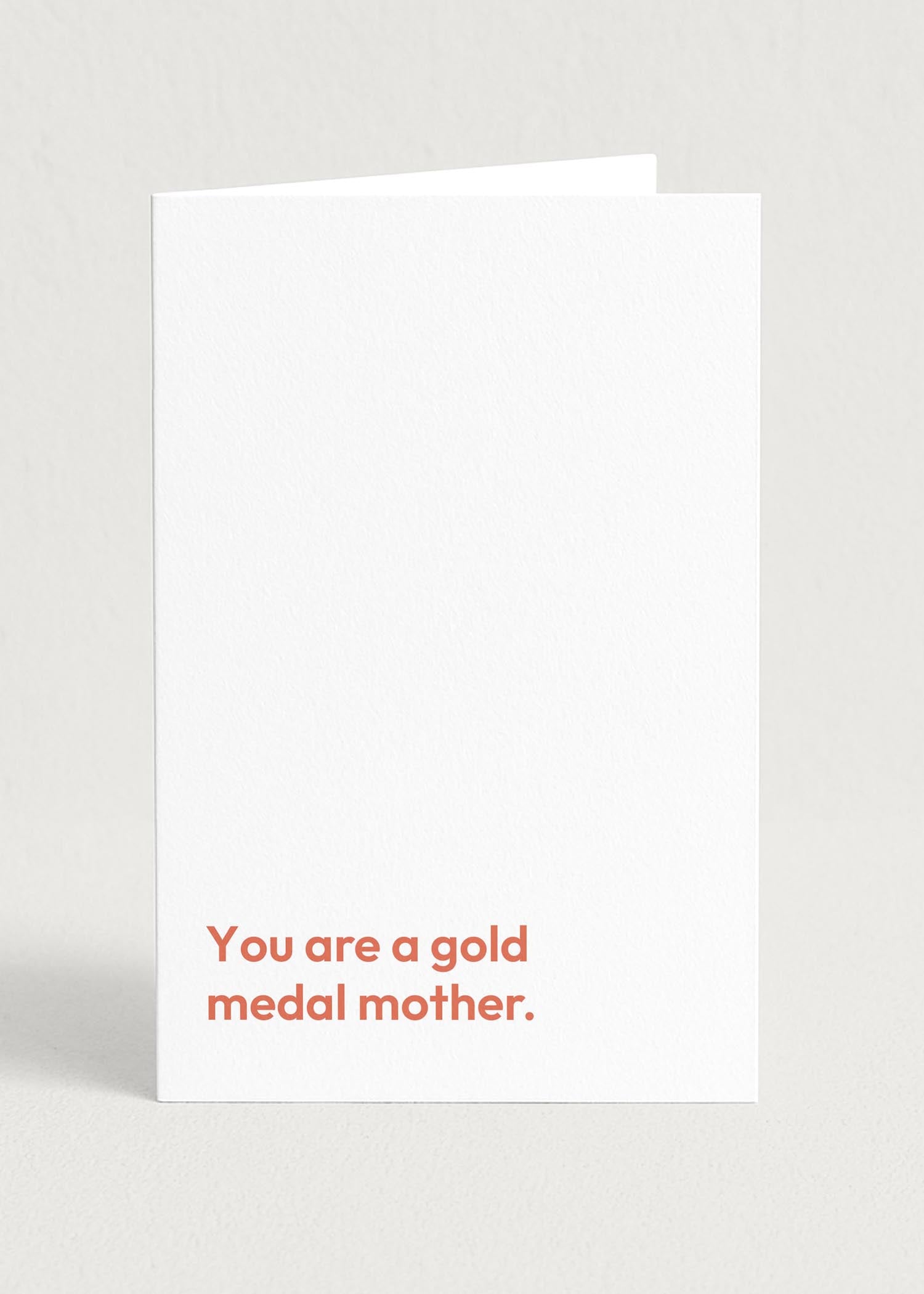 Gold Medal again